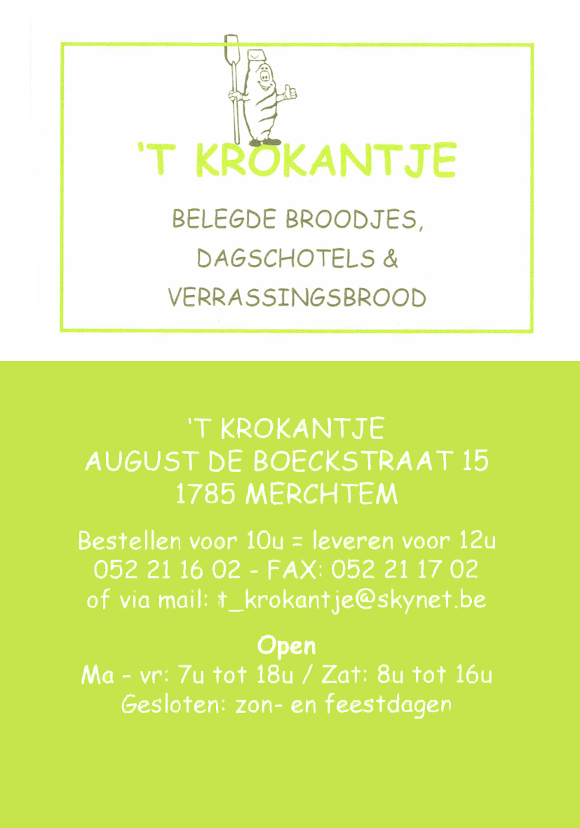'T Krokantje
